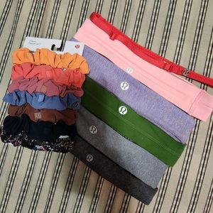 SOLD Lululemon headbands & scrunchies